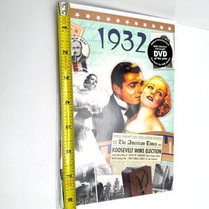 1932 Nostalgic Gift Greeting CardDVD Featuring Historical Events Songs Films